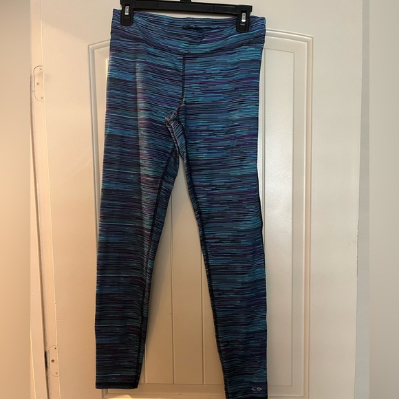 Multicolored Women’s Athletic Leggings - Picture 1 of 3